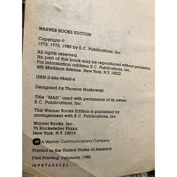MAD About The Buoy #53 Paperback 1980 Warner Books Humor & Satire Magazine - Picture 3 of 16